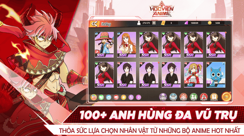 Học Viện Anime Legend: Cập nhật mã code và hướng dẫn cách nhập